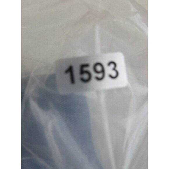 Talbots Denim Tunic Shirt Small Cotton Button Back V-Neck Long Sleeve - Picture 4 of 4